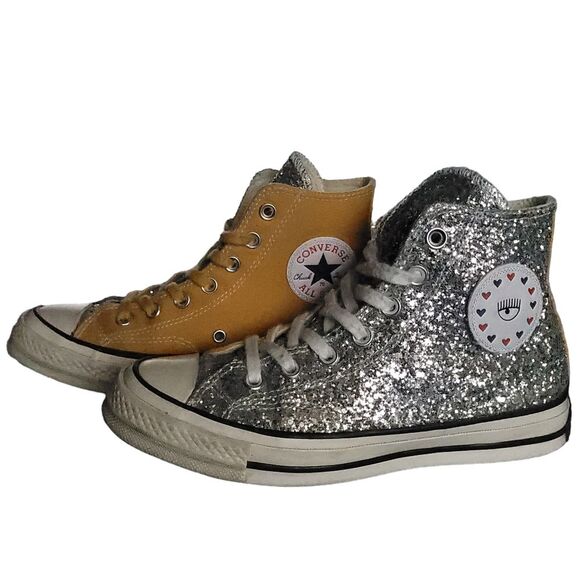 Converse x Chiara Ferragni Paillette Big Eyes Black Chuck Taylor Hi All Star - Picture 13 of 16